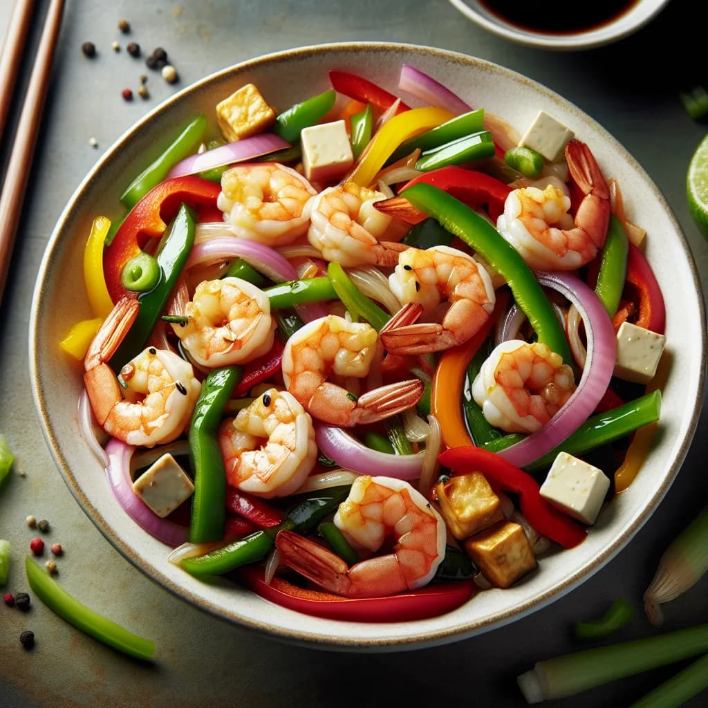 Shrimp and Vegetable Stir-Fry