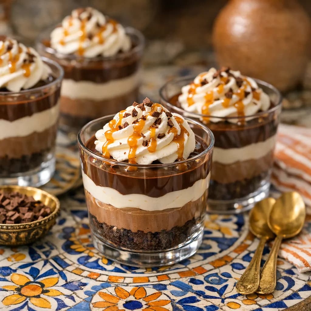 Sicilian Chocolate Mousse Cups