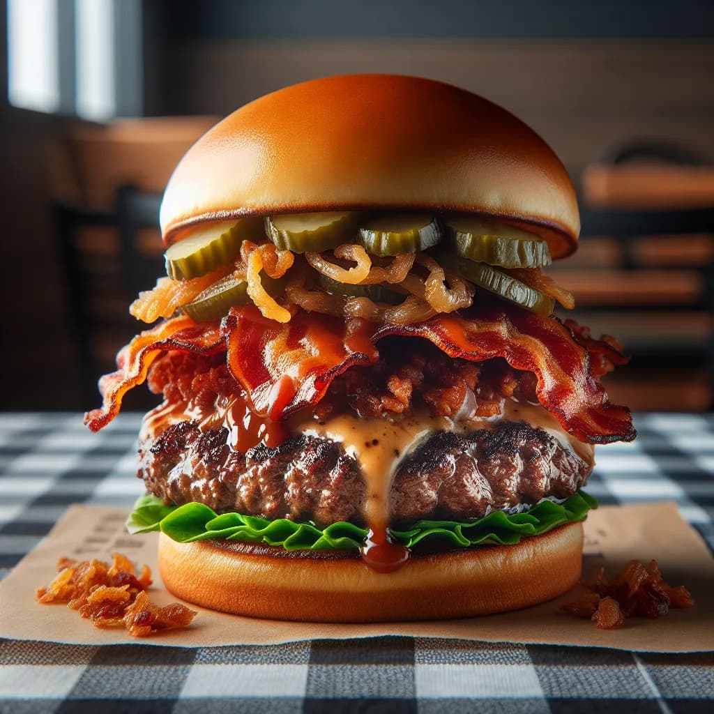 Smash Burger con Salsa Crispy McBacon