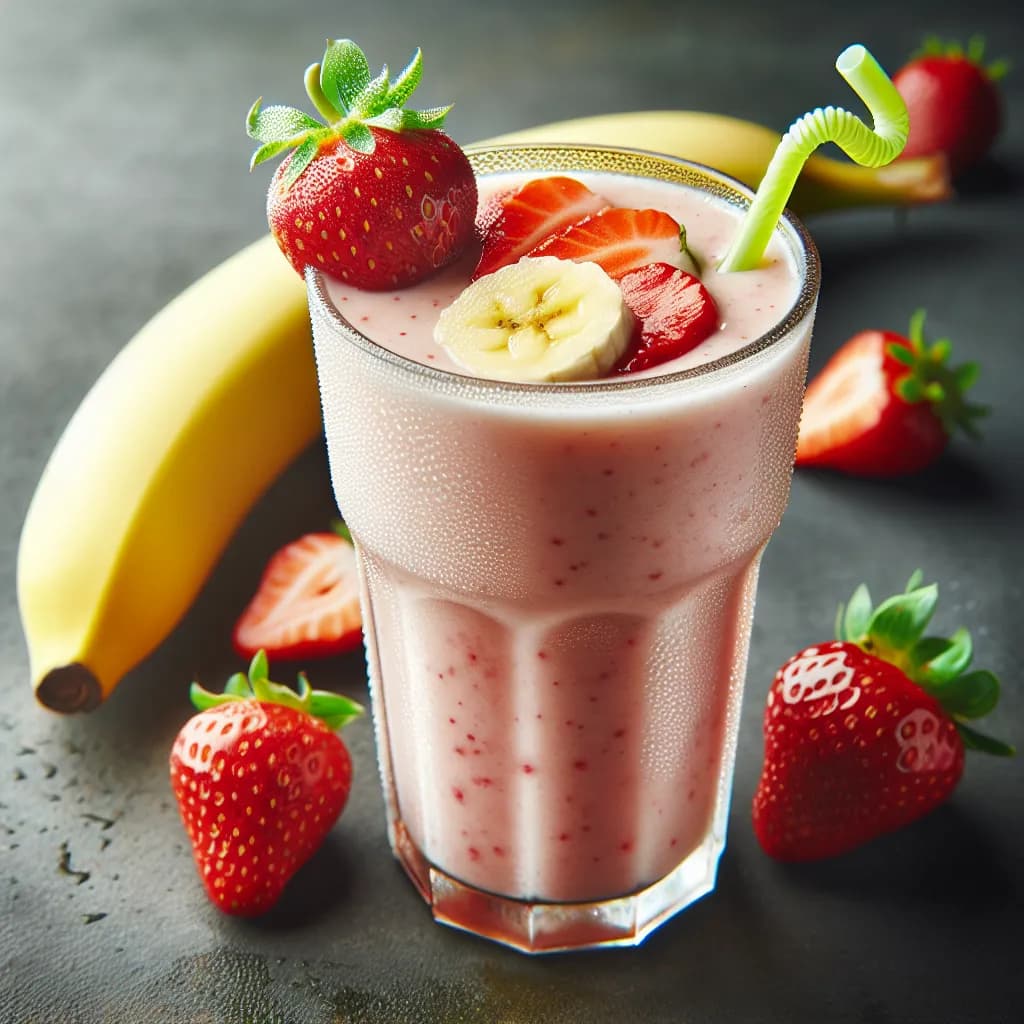 Smoothie alla Fragola e Banana