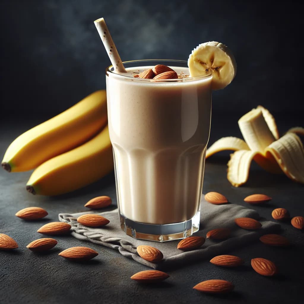 Smoothie au Lait d'Amande et Banane