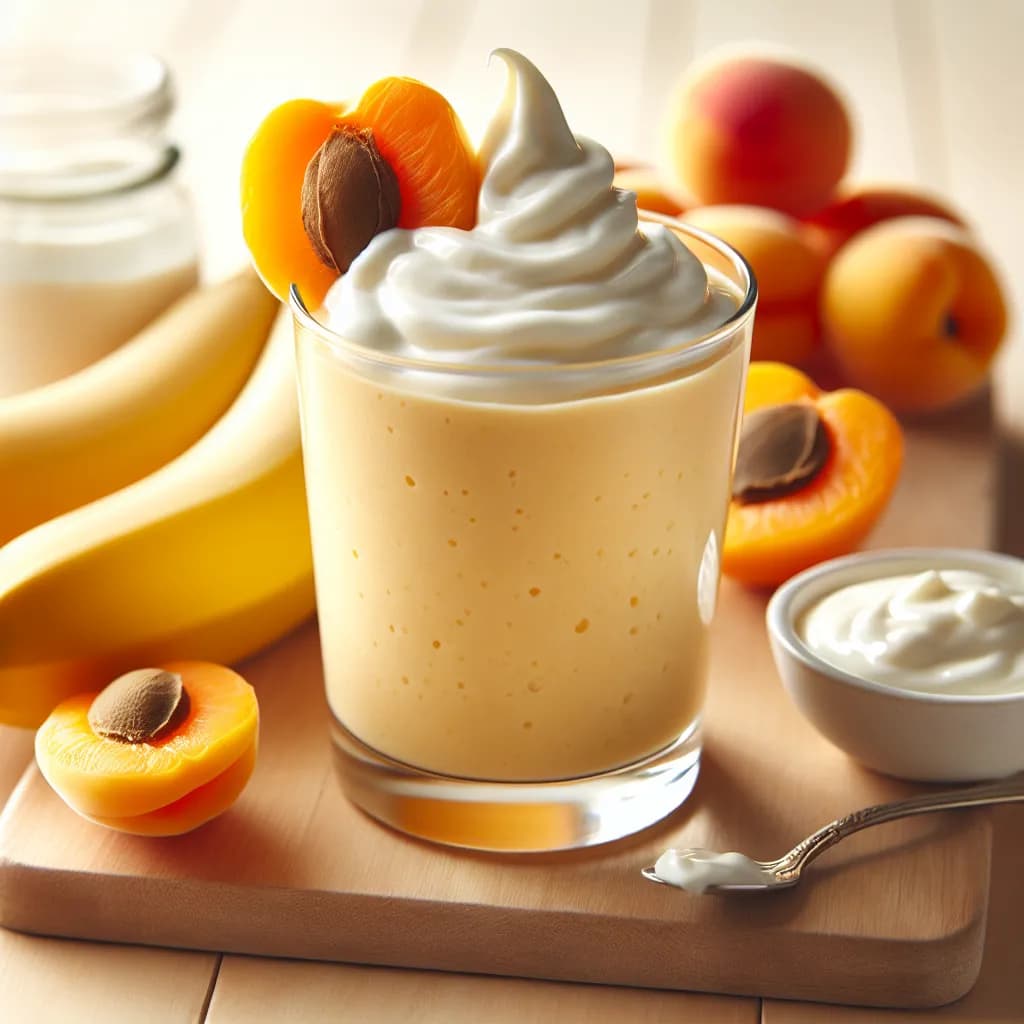 Smoothie di Banana, Albicocca e Yogurt