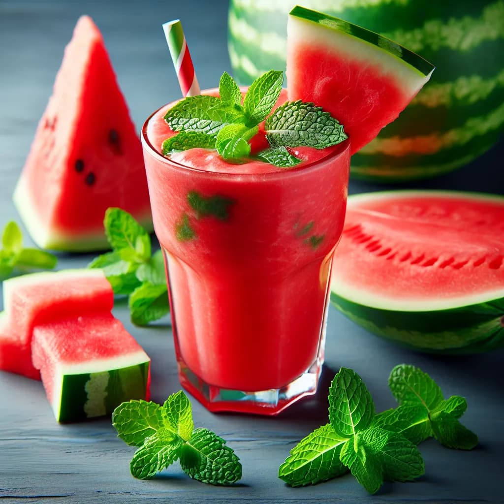 Smoothie di Cocomero e Menta