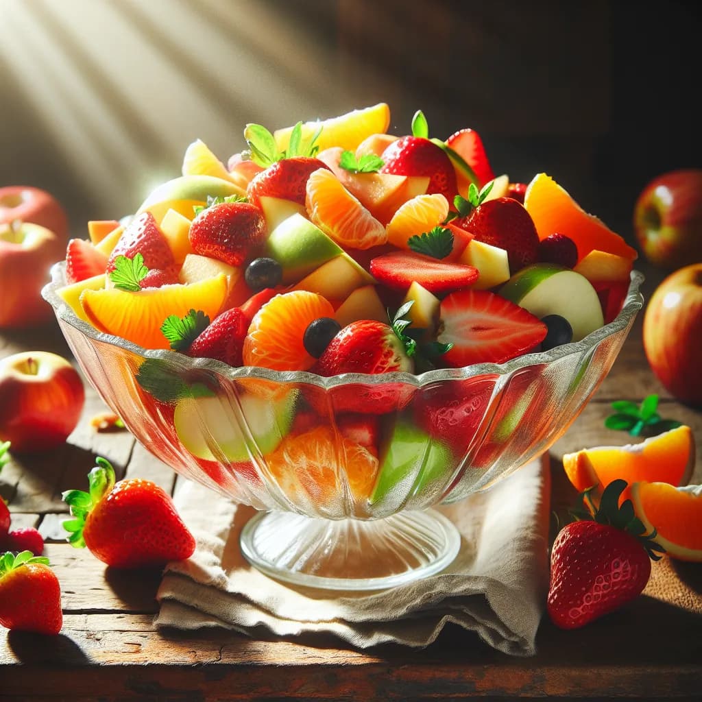 Sonniger Obstsalat