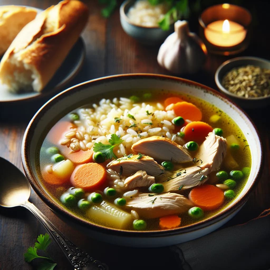 Sopa de Arroz au Poulet