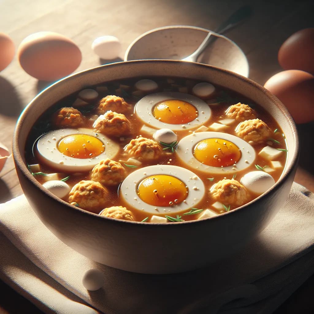 Sopa de Huevo Clásica