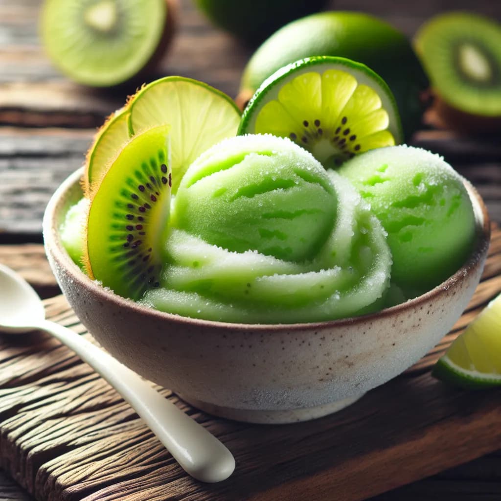 Sorbetto al Kiwi e Lime