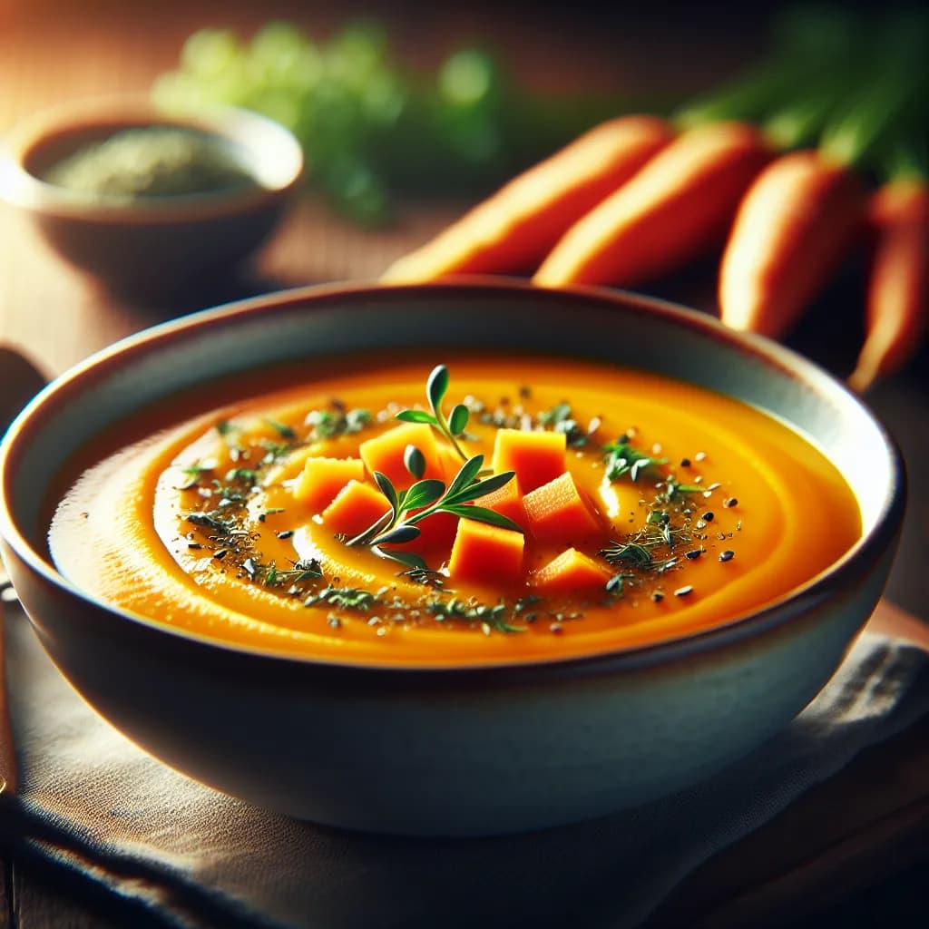 Soupe de Butternut et Carotte