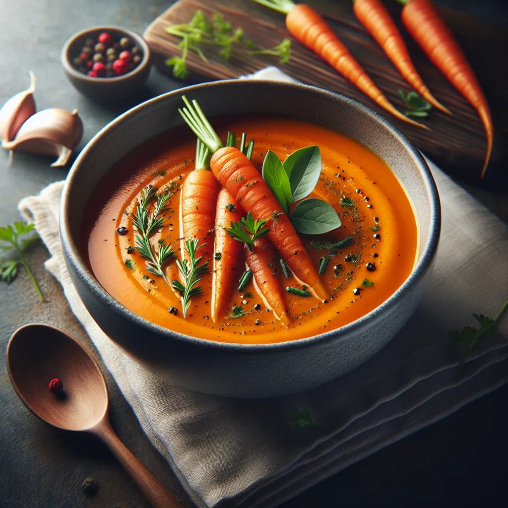 Soupe de Carottes Épicée