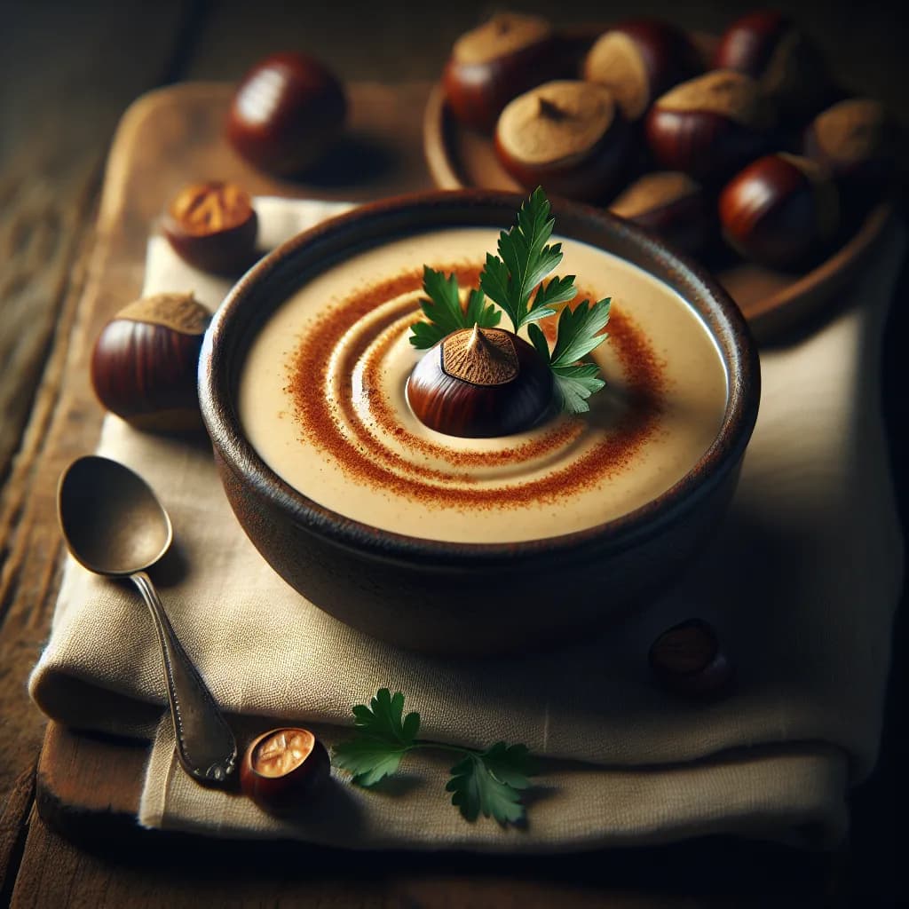 Soupe de Noël aux Châtaignes