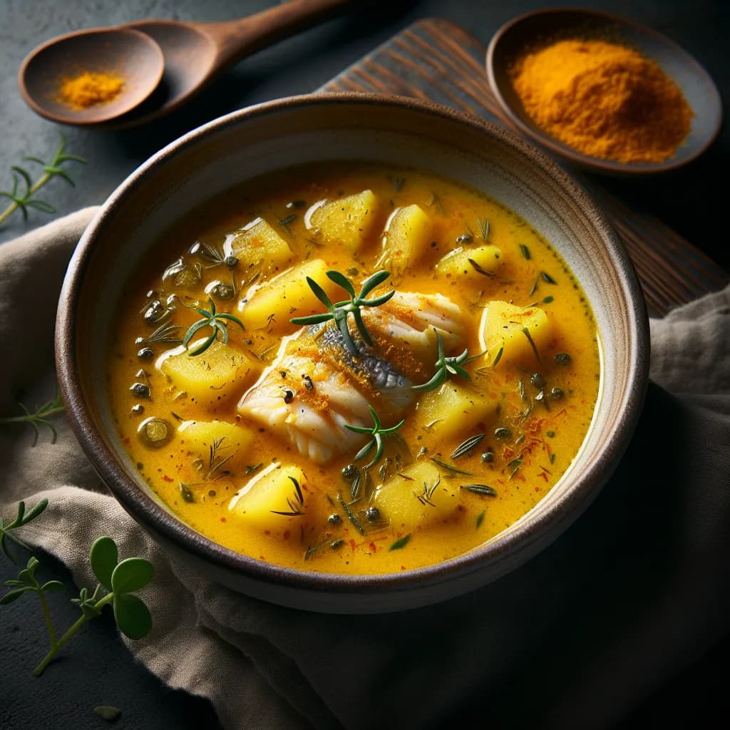 Soupe de Poisson au Safran