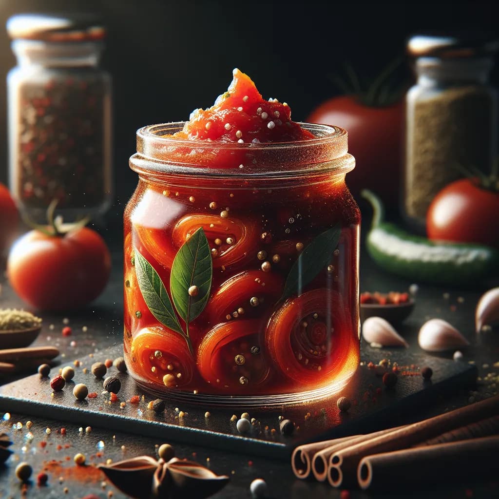 South Indian Tomato Pickle