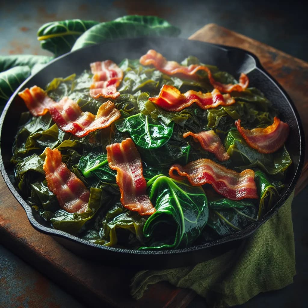 Southern Collard Greens with Bacon