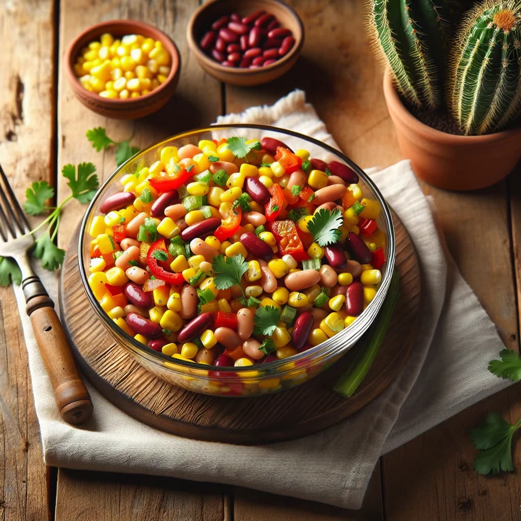 Southwestern Corn and Bean Salad