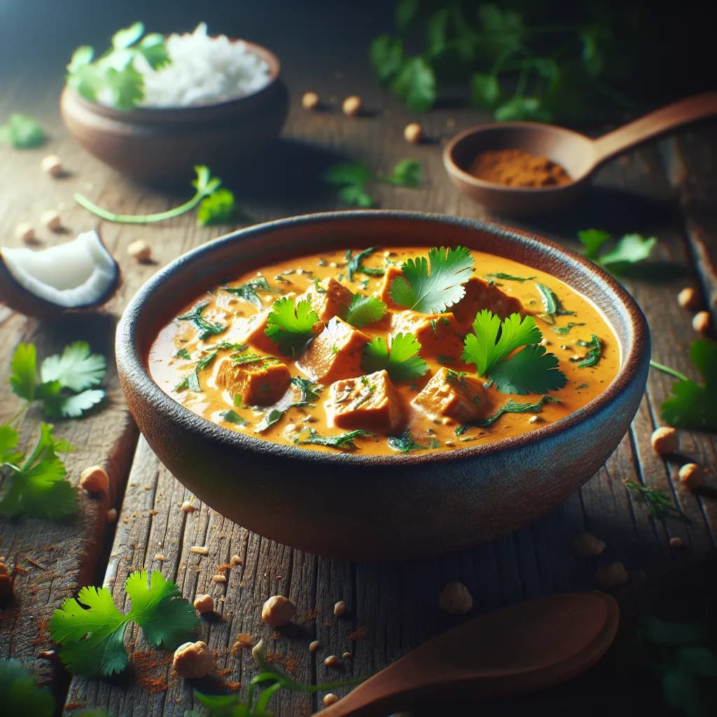 Soy Chunk Coconut Curry