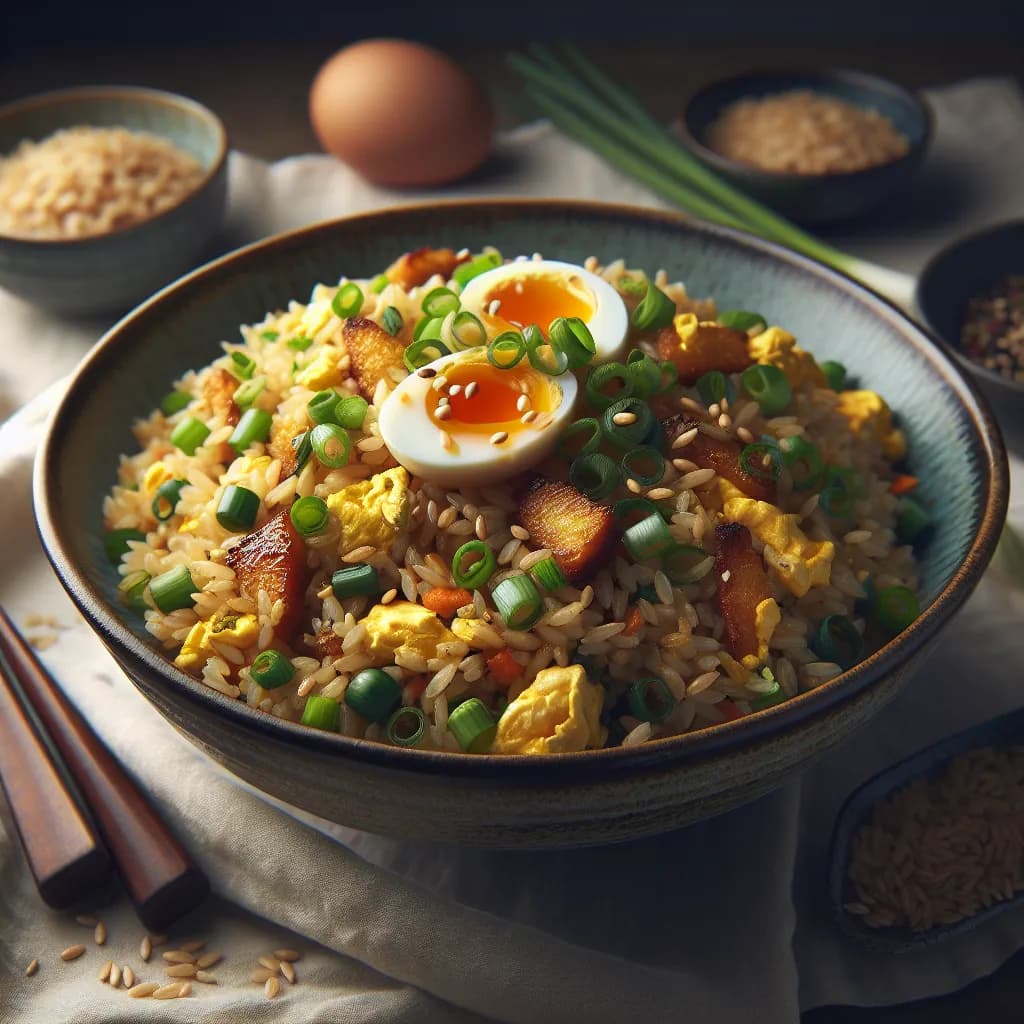 Soy Sauce Egg Fried Rice