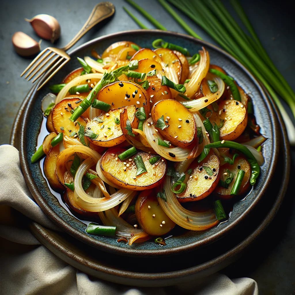 Soy Sauce Potato Stir-Fry