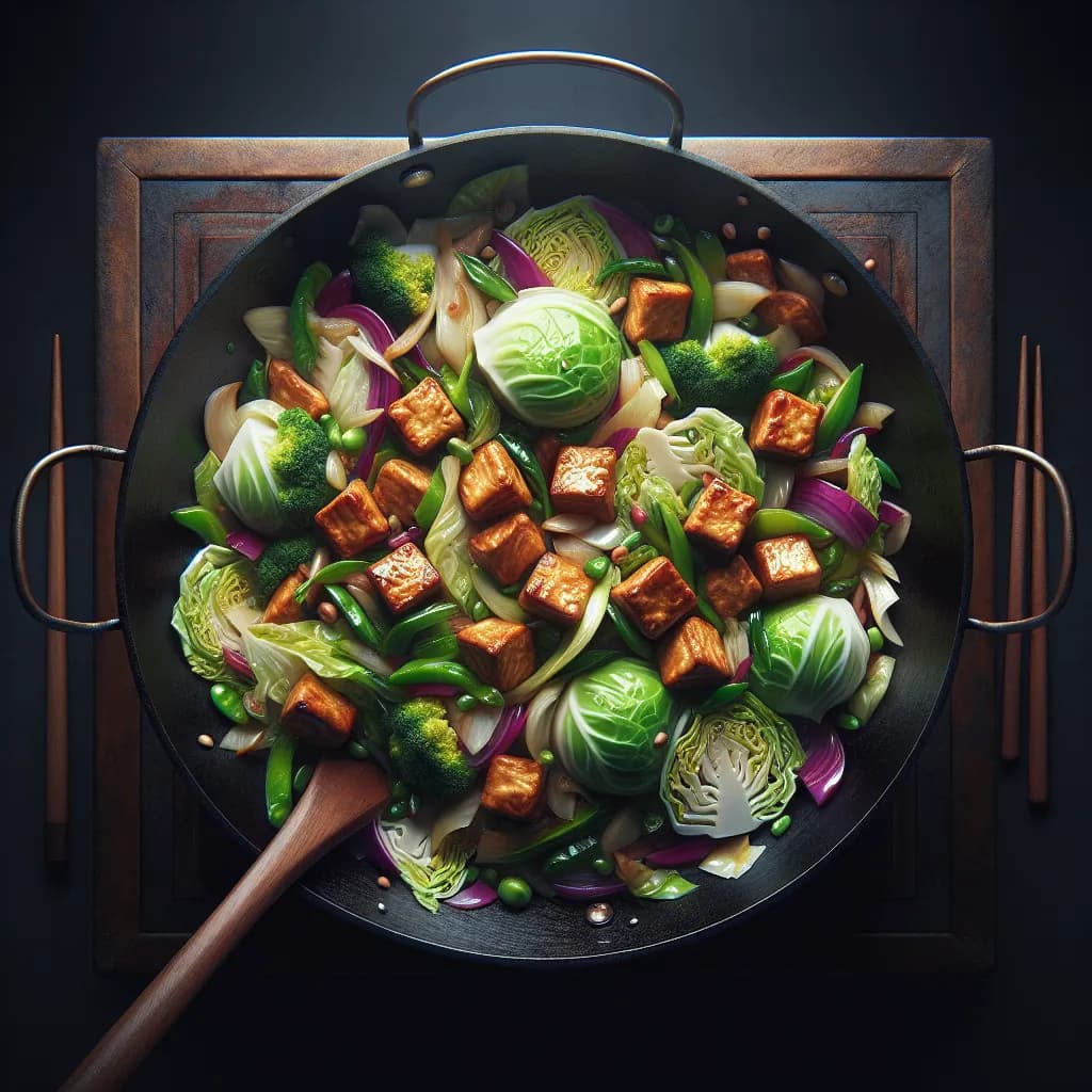 Soya Cabbage Stir Fry
