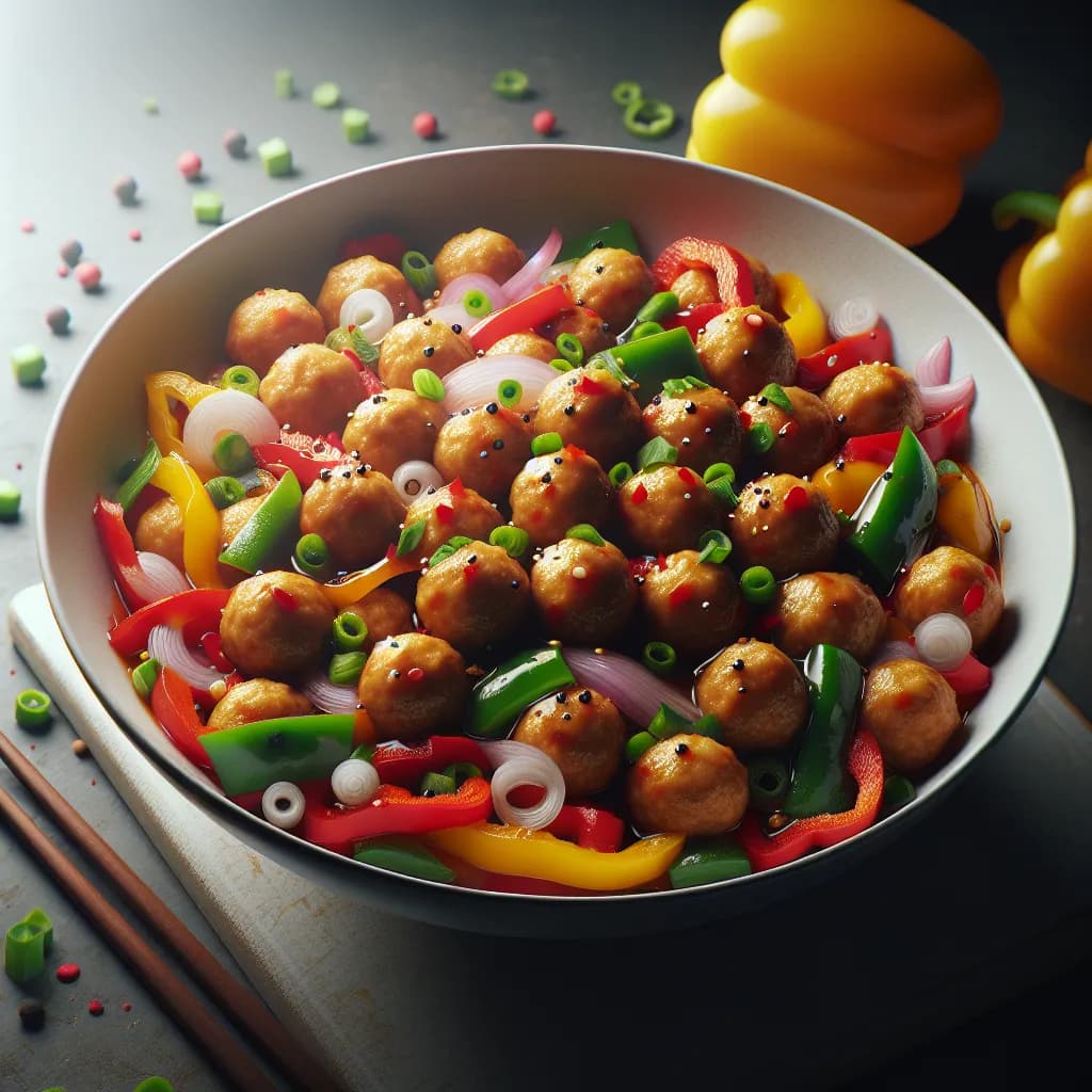 Soya Manchurian Stir-Fry