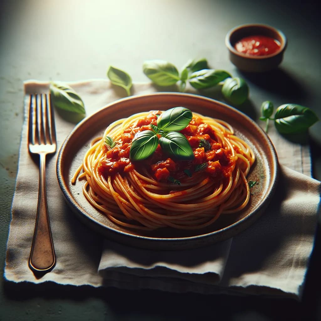 Spaghetti à la Sauce Tomate