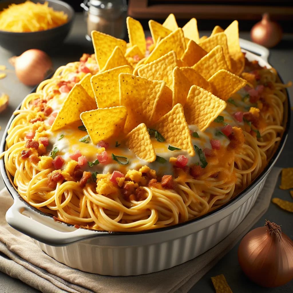 Spaghetti Taco Bake