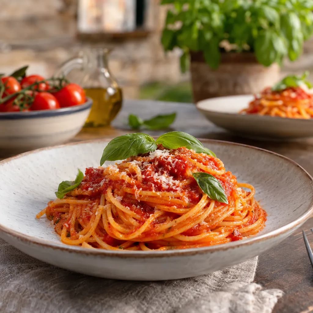 Spaghetti leggeri al pomodoro