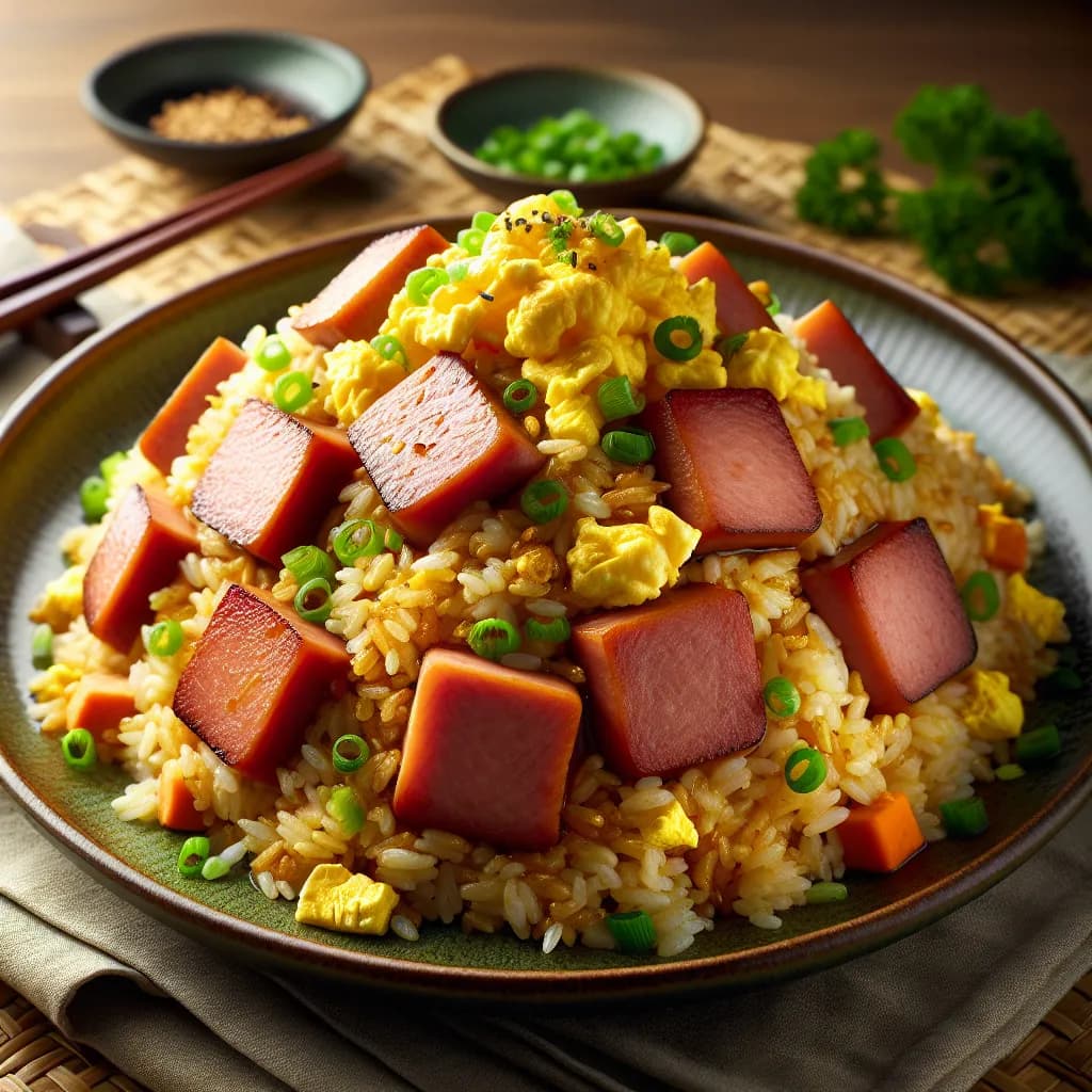Spam and Egg Fried Rice