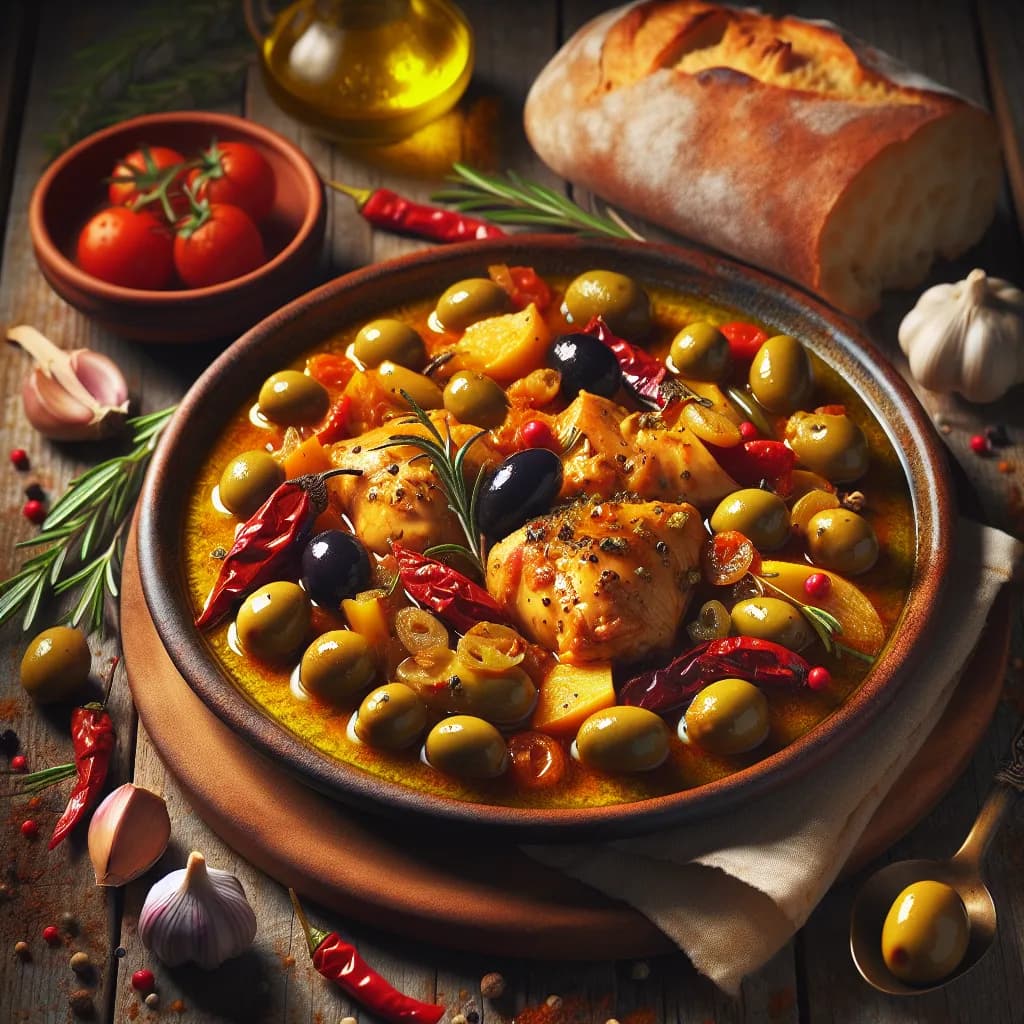 Spanish Chicken with Olives