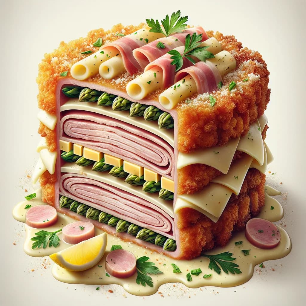 Spargel Cordon Bleu à la Schnitzel