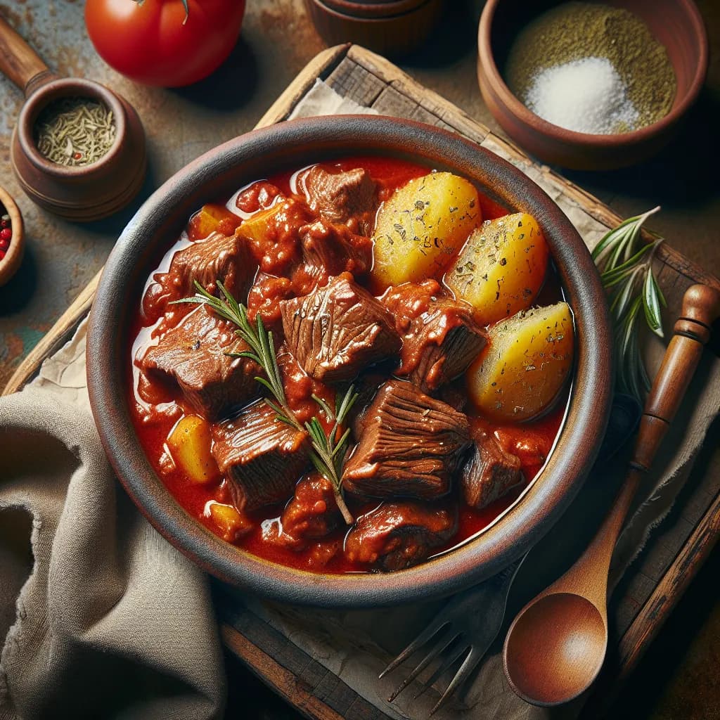 Spezzatino di Manzo al Forno