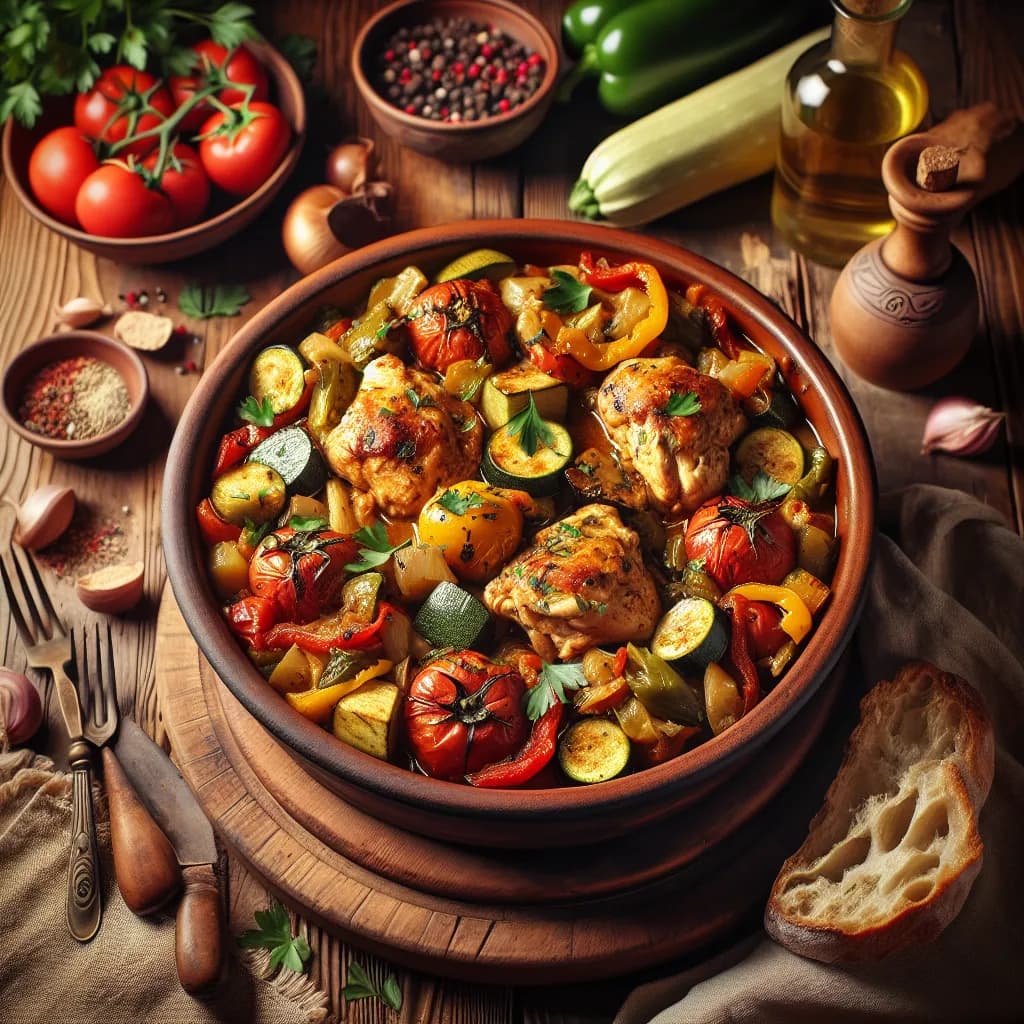 Spezzatino di Pollo al Forno
