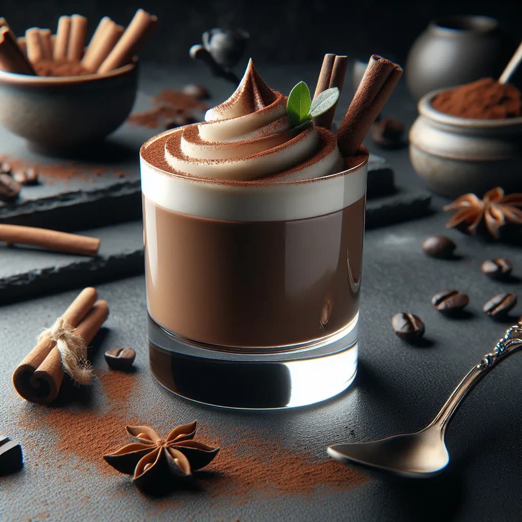 Spiced Chocolate Coffee Mousse