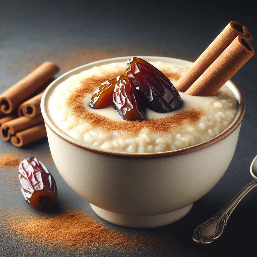Spiced Date Rice Pudding