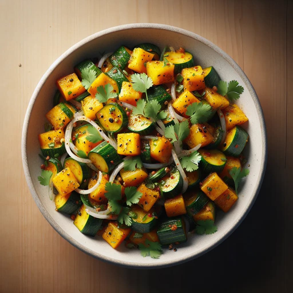 Spiced Gourd Stir-Fry