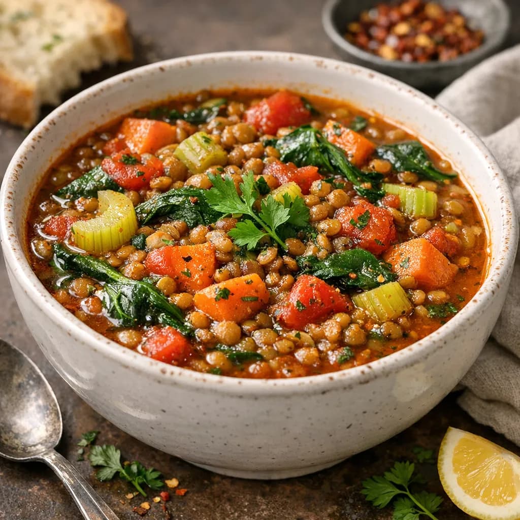 Spiced Lentil & Vegetable Stew
