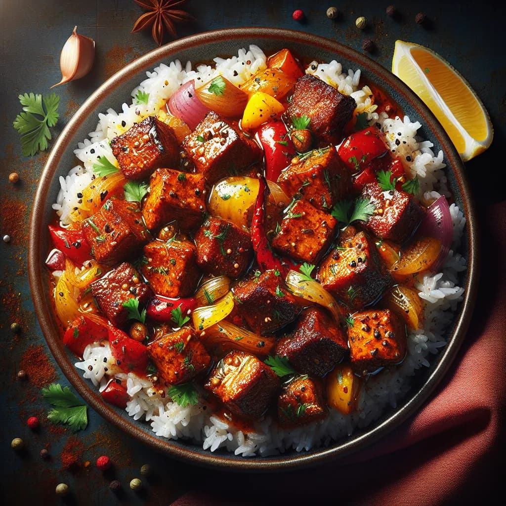 Spiced Meat and Rice