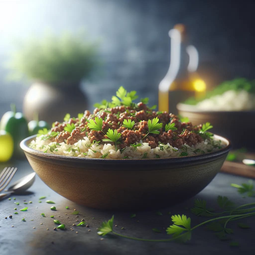 Spiced Meat and Rice