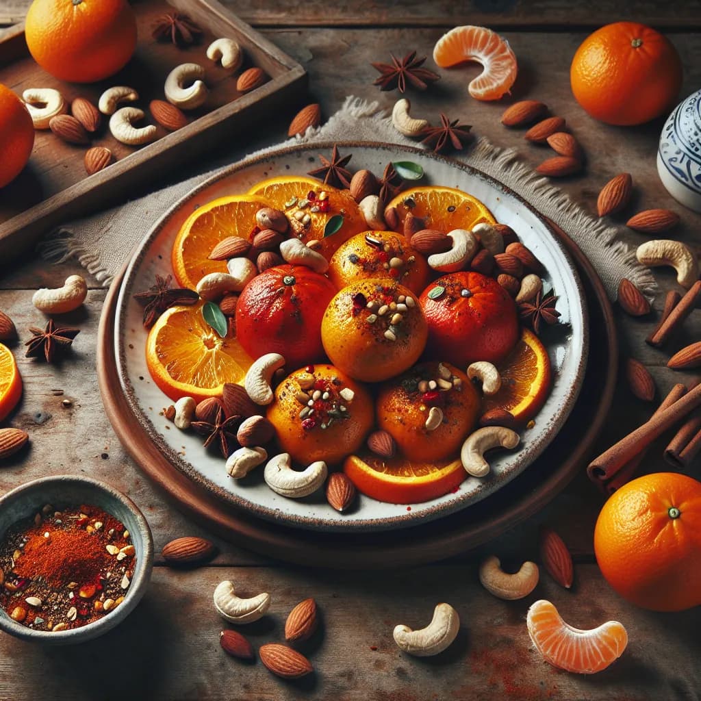 Spiced Orange and Nut Delight