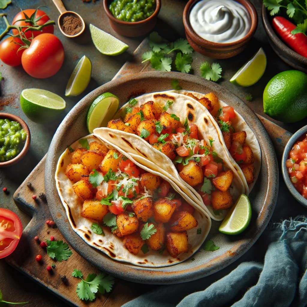 Spiced Potato Tacos