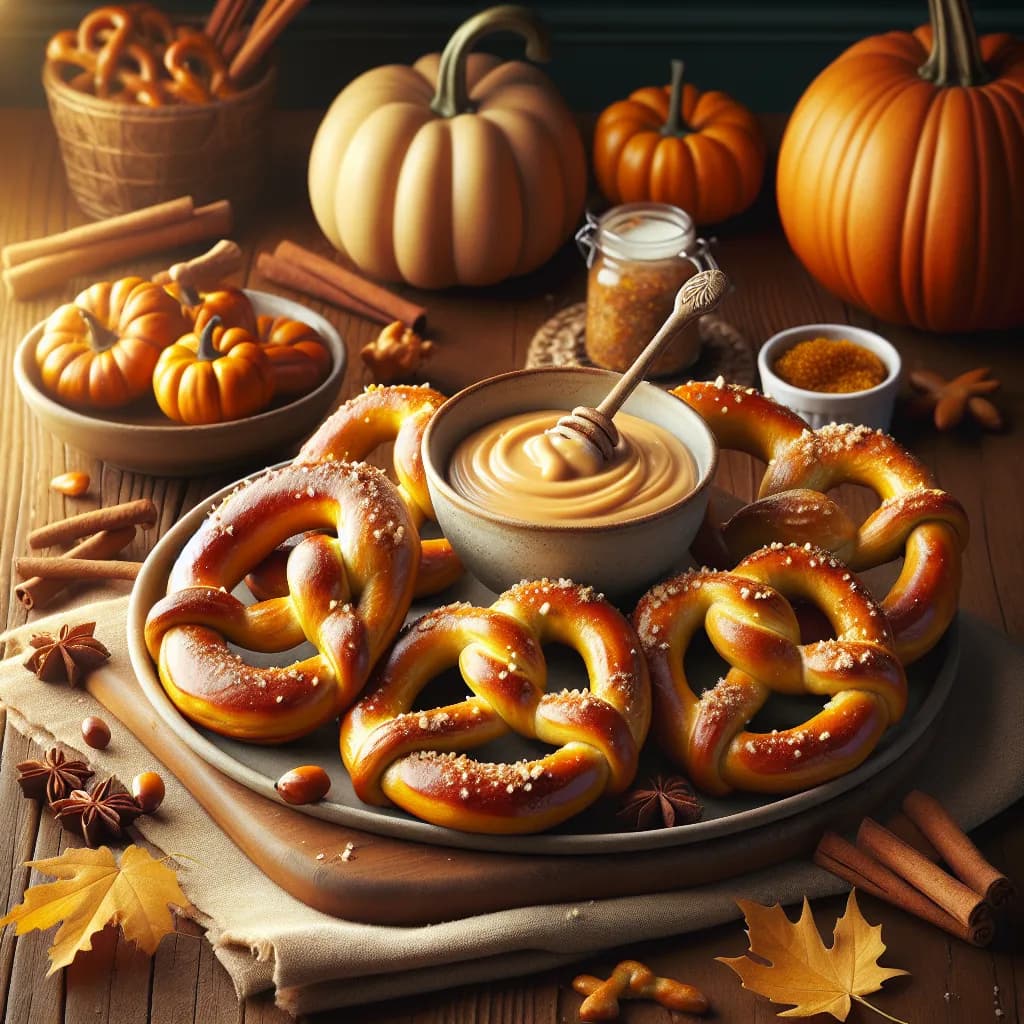 Spiced Pumpkin Pretzel Knots