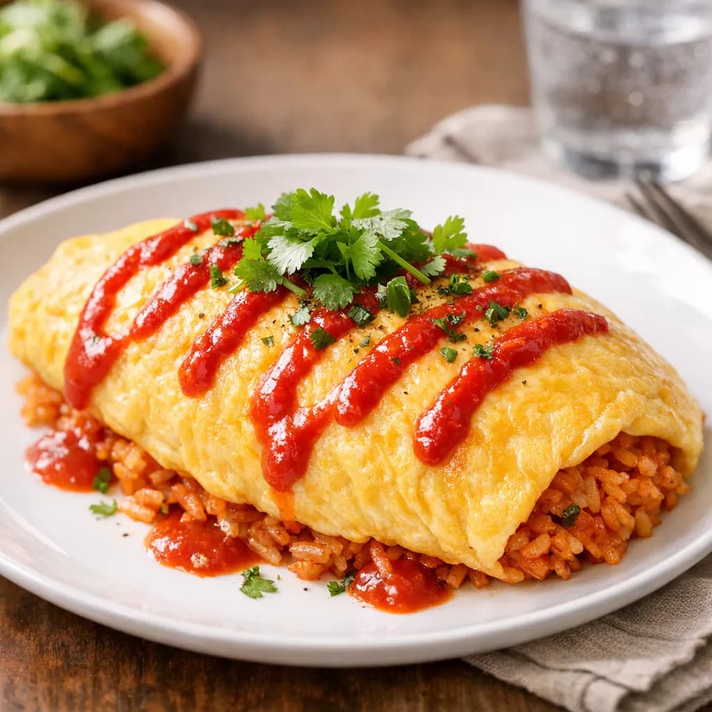 Spiced Tomato Omurice