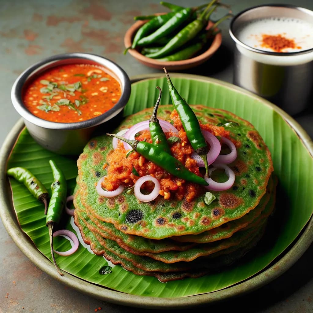 Spicy Andhra Pesarattu