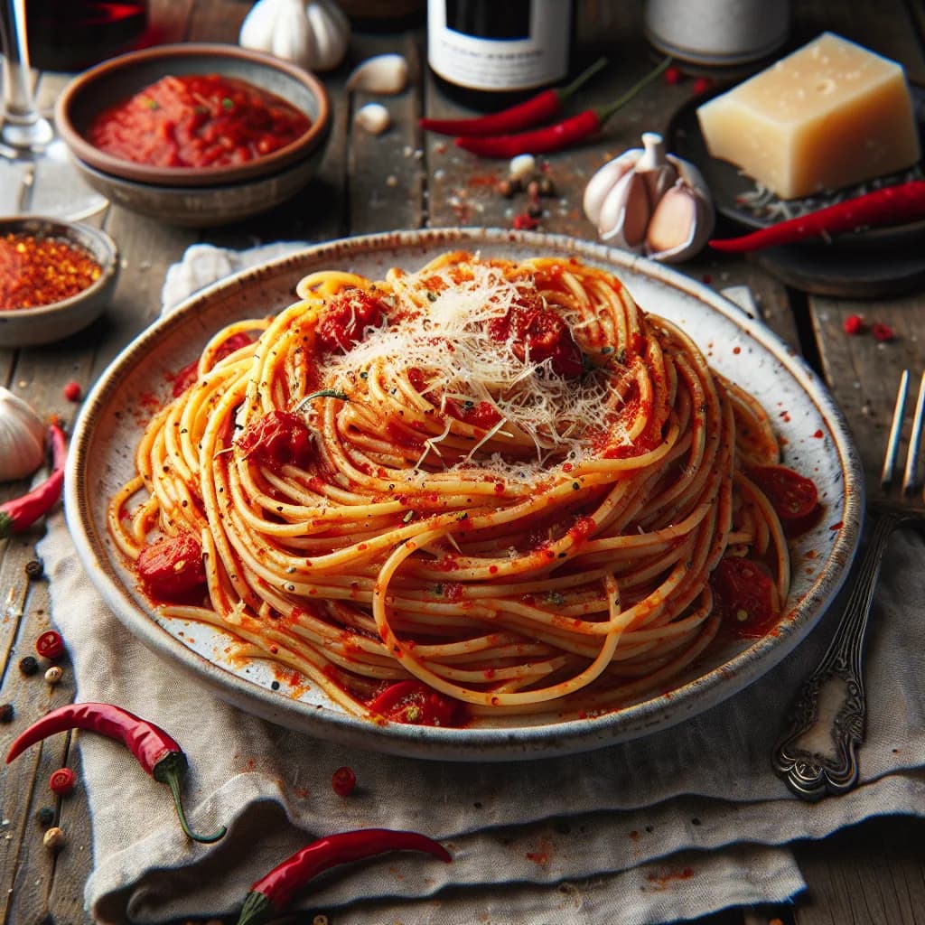 Spicy Arrabbiata Spaghetti