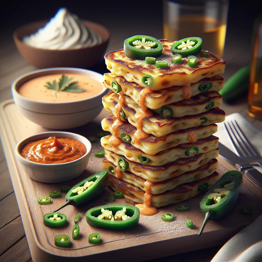 Spicy Bacalaitos with Jalapeño