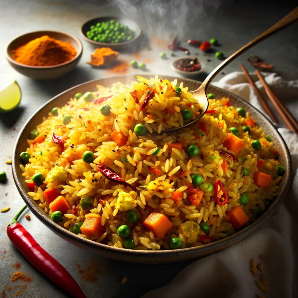 Spicy Basmati Fried Rice