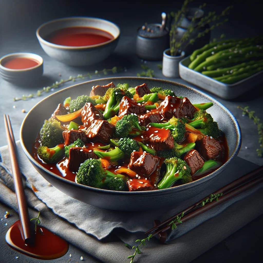 Spicy Beef and Broccoli