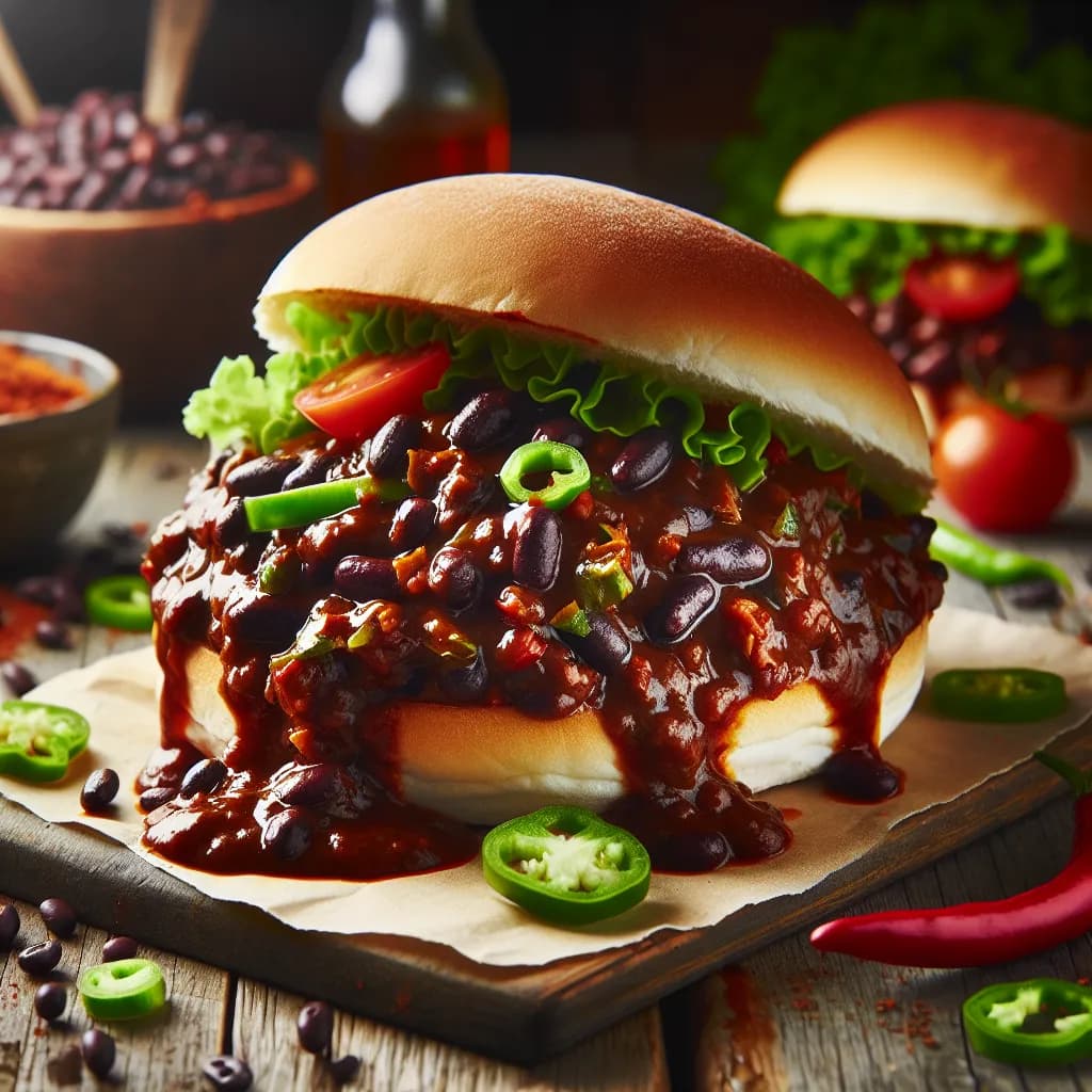 Spicy Black Bean Sloppy Joes