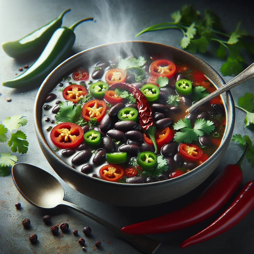 Spicy Black Bean Soup