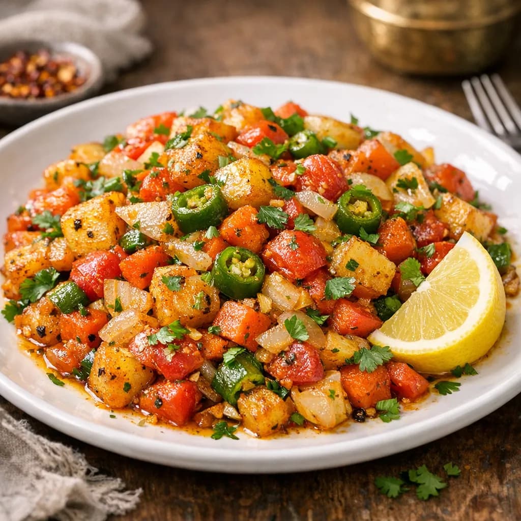 Spicy Buttered Veggie Medley