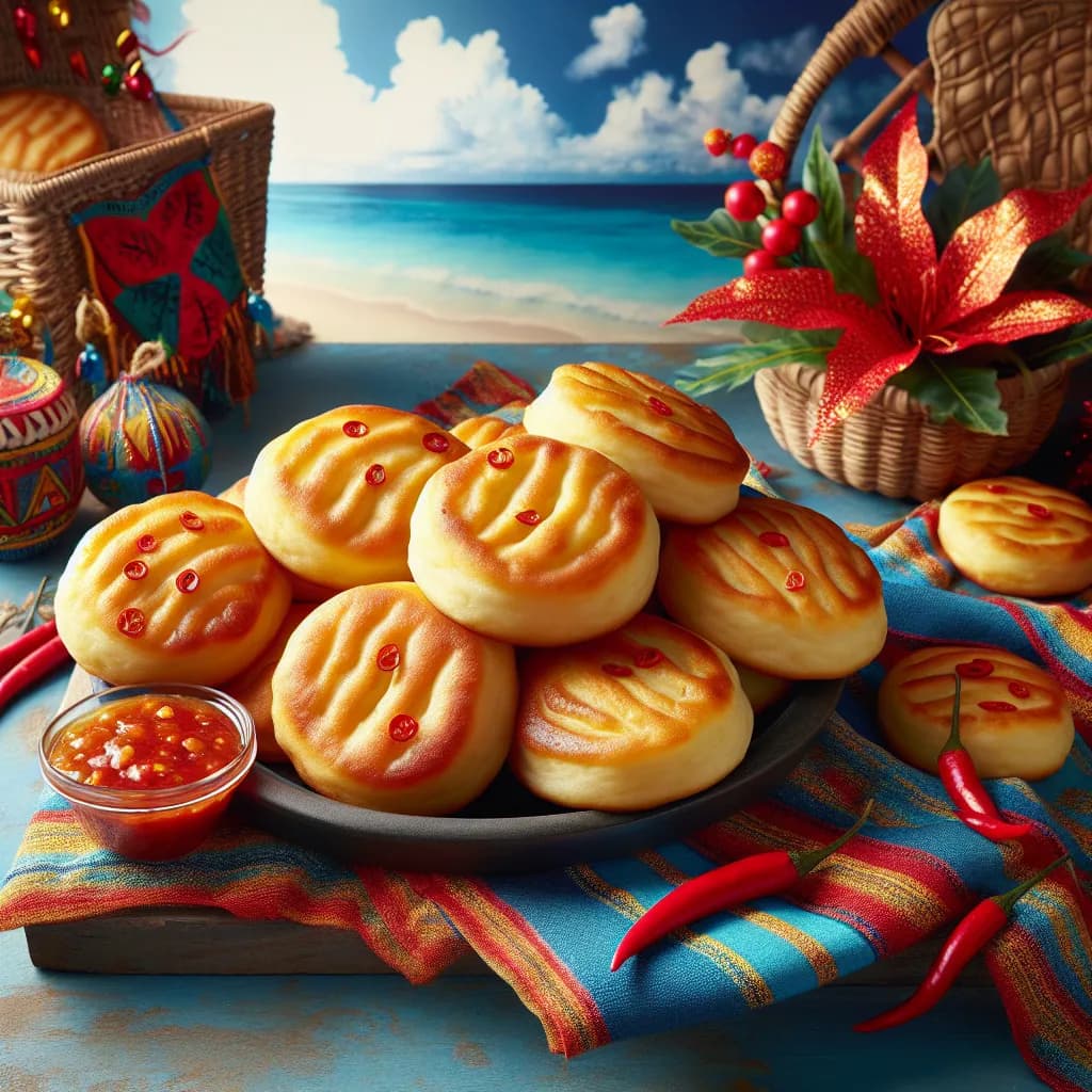 Spicy Caribbean Johnny Cakes